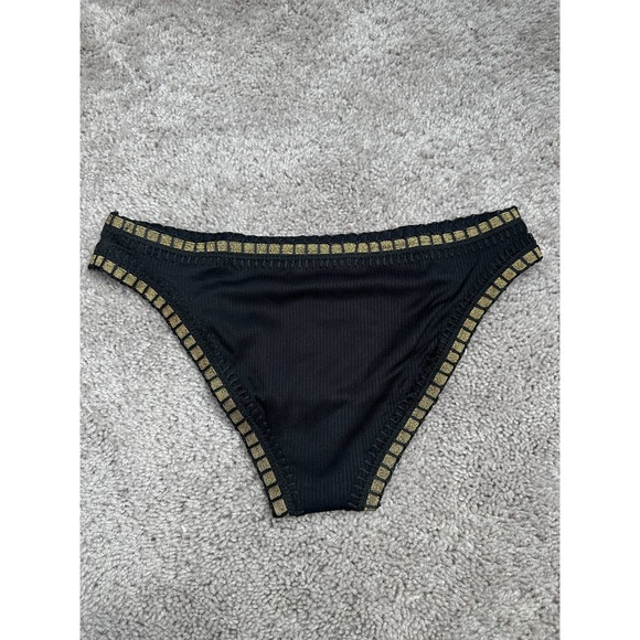 PLATINUM INSPIRED BY SOLANGE FERRARINI Crochet-trim Scoop Swim Bikini Bo… - Picture 10 of 16